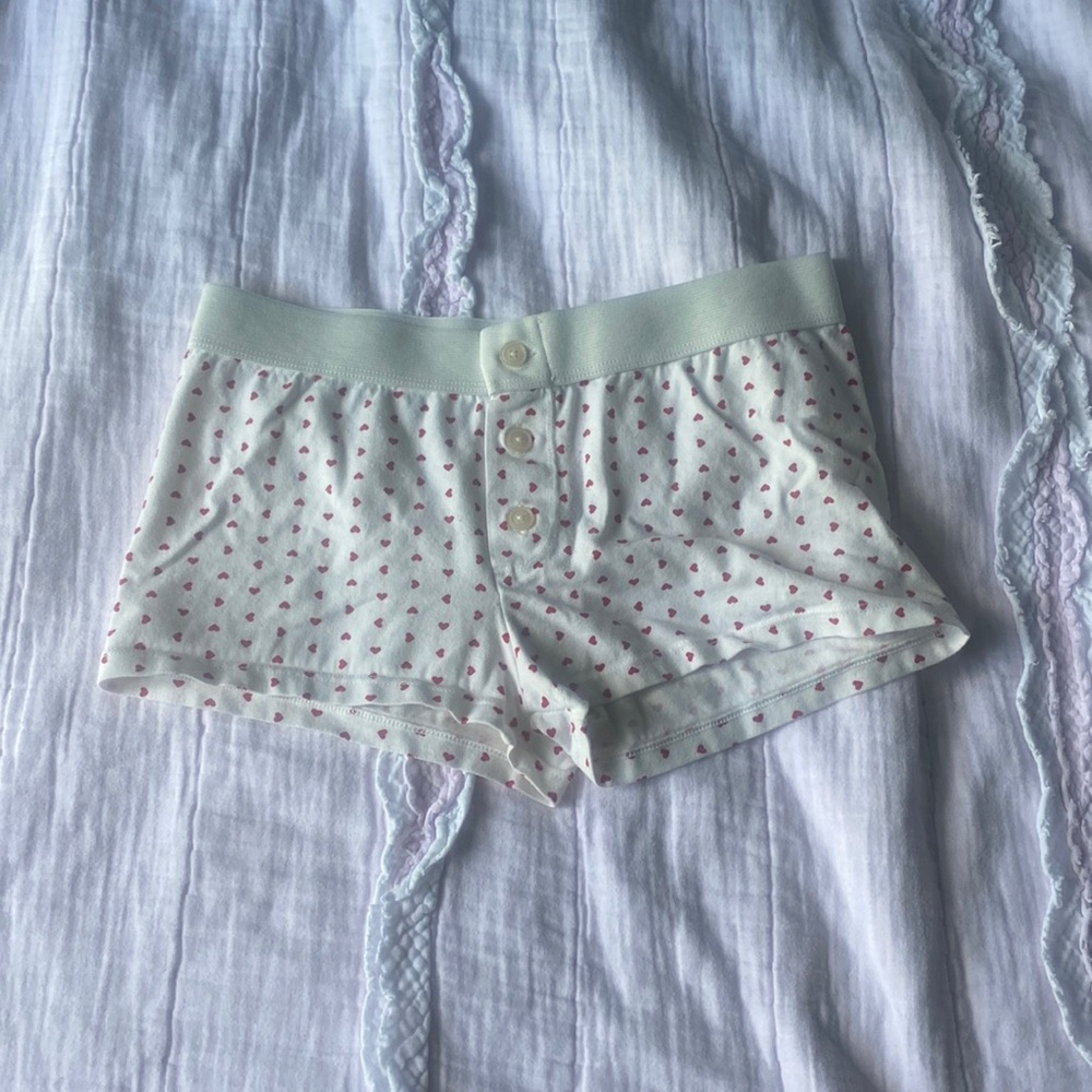 Brandy Melville Heart Shorts